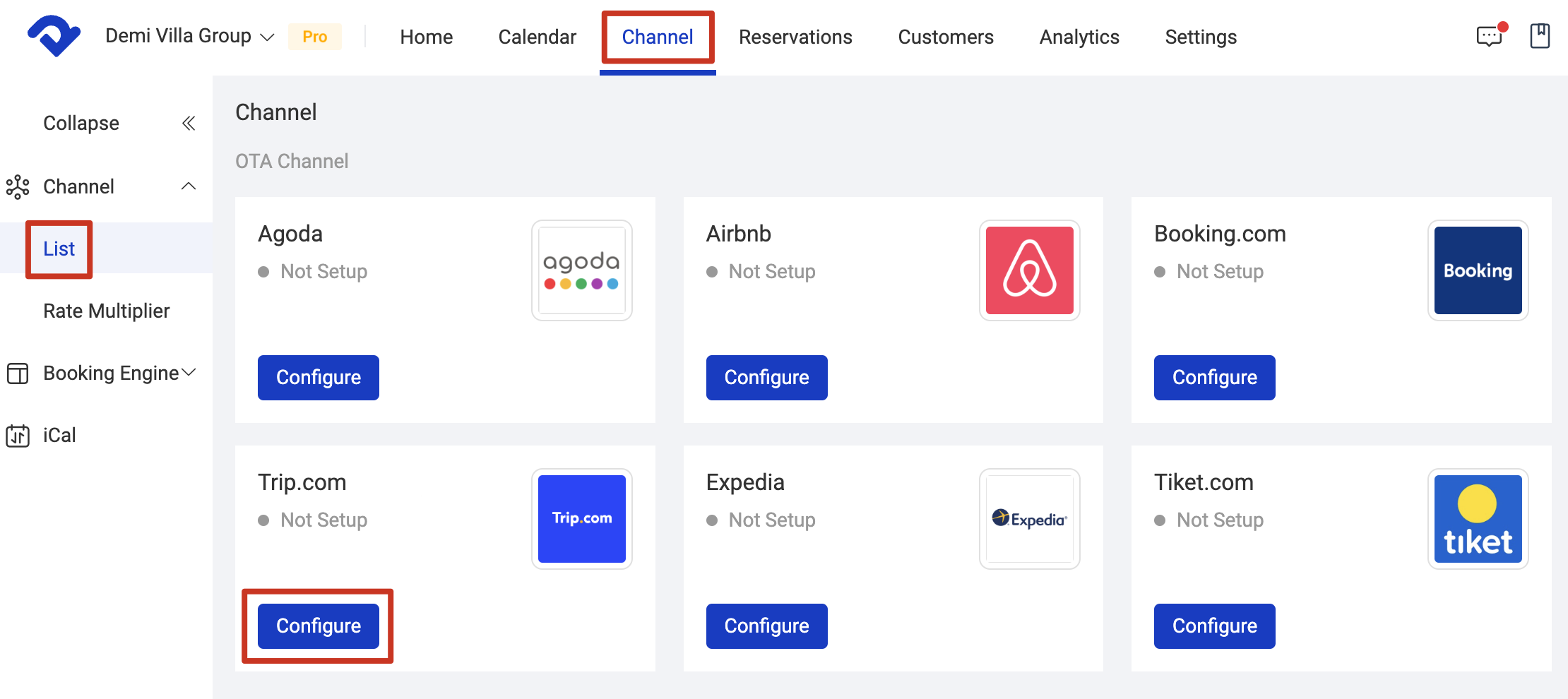 channel-list-configure