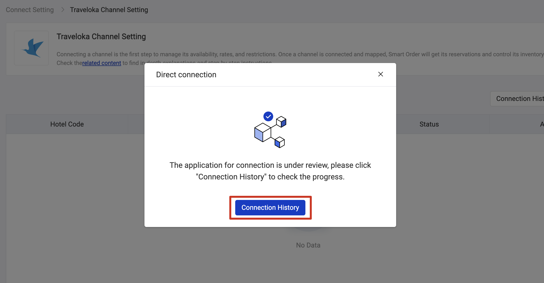 check Connection History
