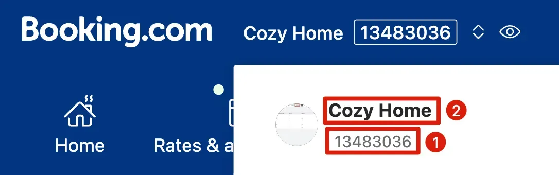 Booking.com connection guide with Smart Order PMS, mapping in the PMS