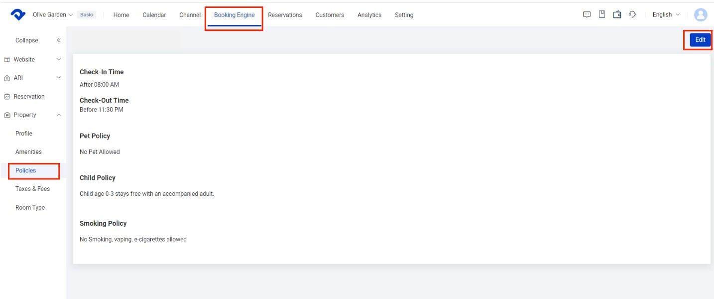 how to create and manage hotel policies