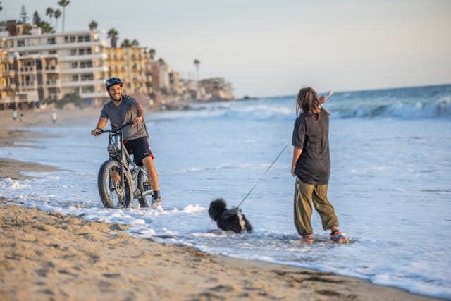 Beach view near the hotel