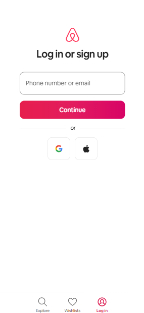 mobile APP login