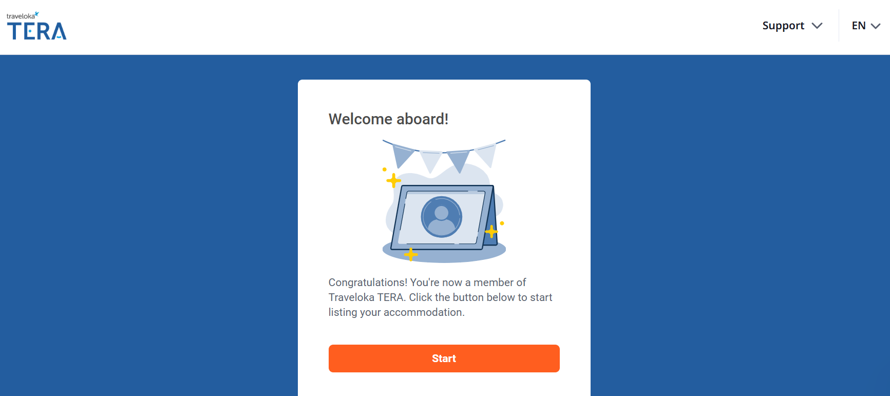After click the email confirmation link
