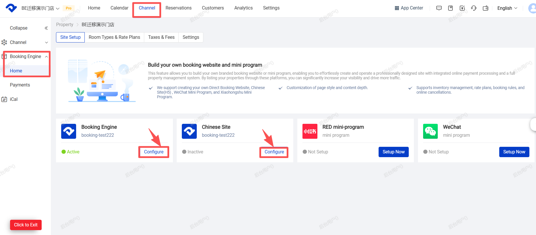 Data Migration for Booking Engine  / Chinese Site