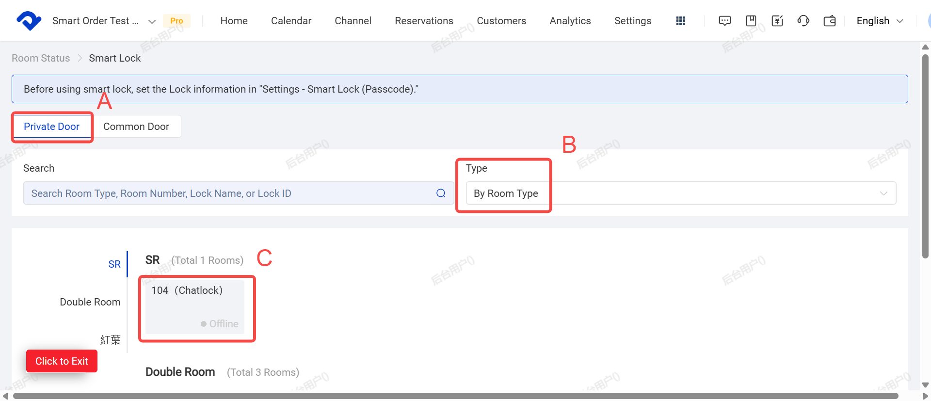 search locks by type
