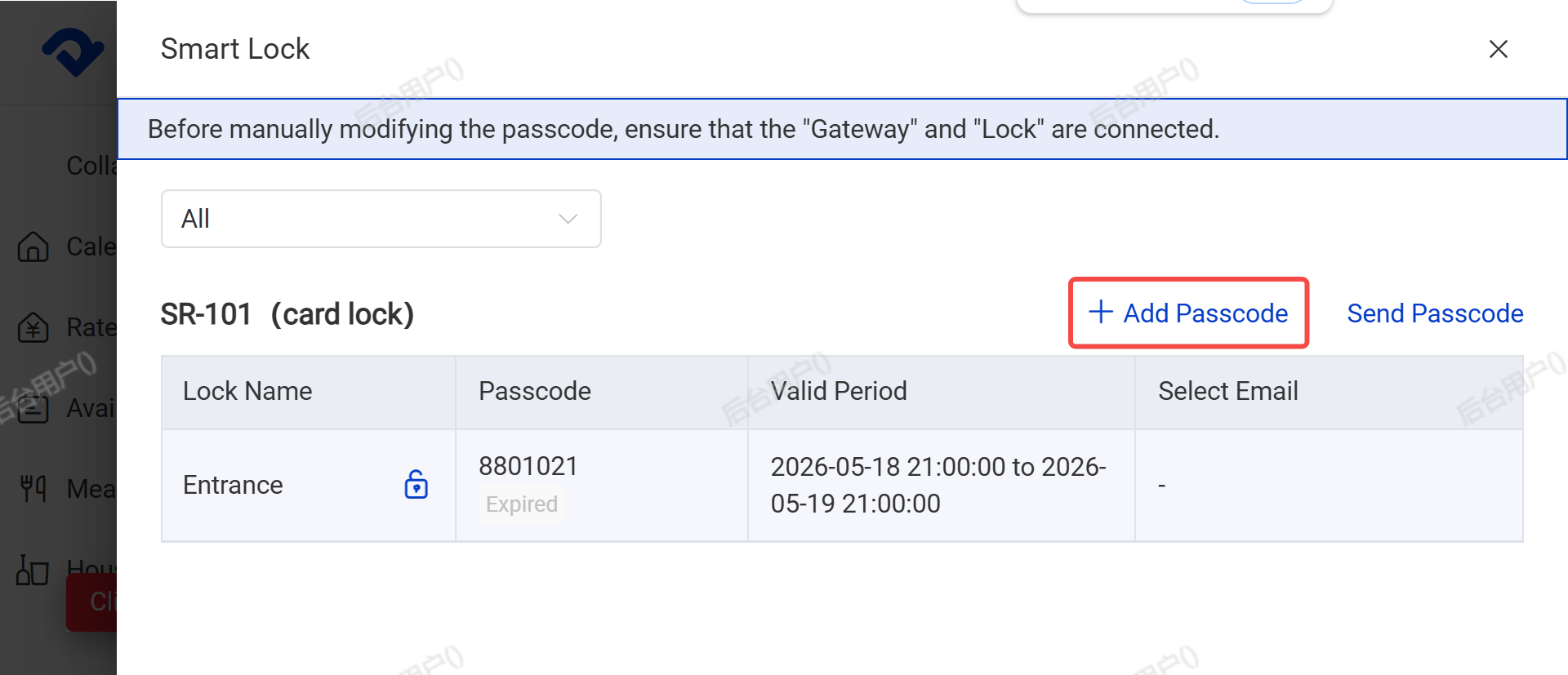 Add Password
