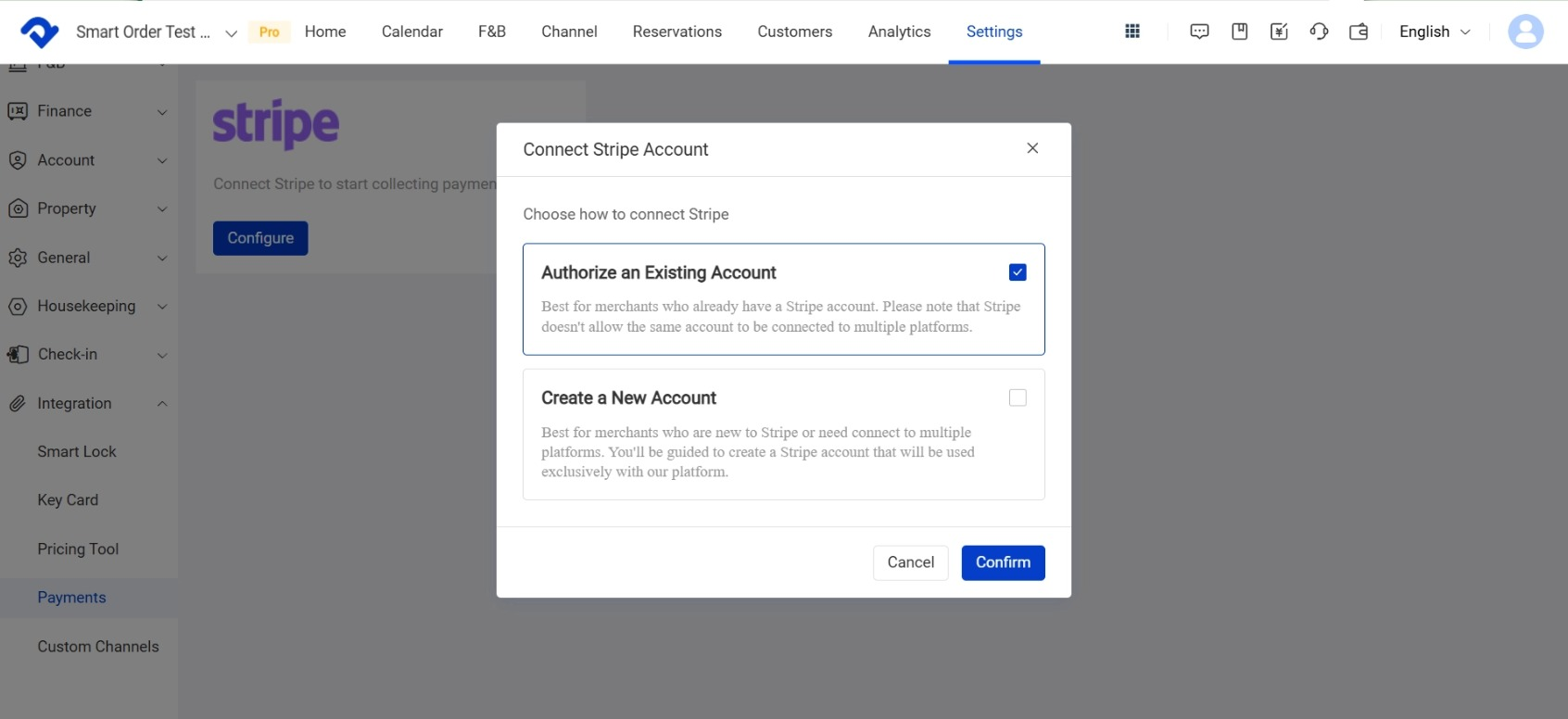 connect existing Stripe accounts