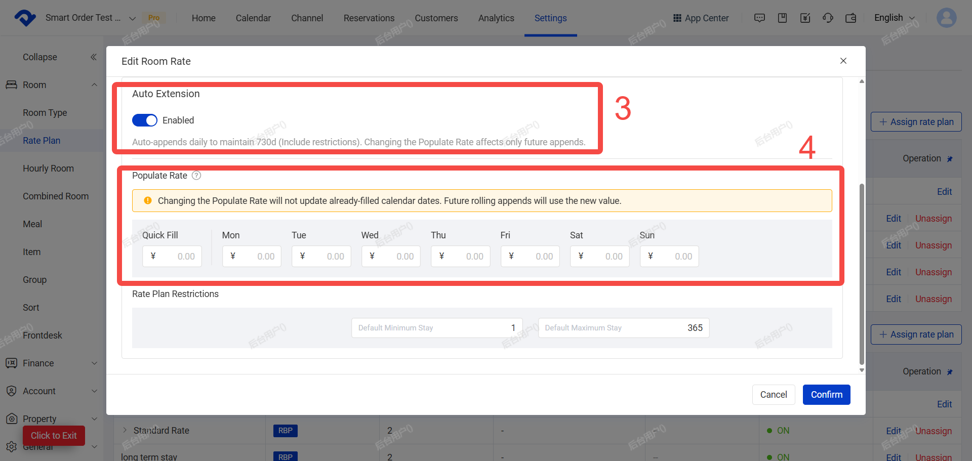 Set the Default Fill Price