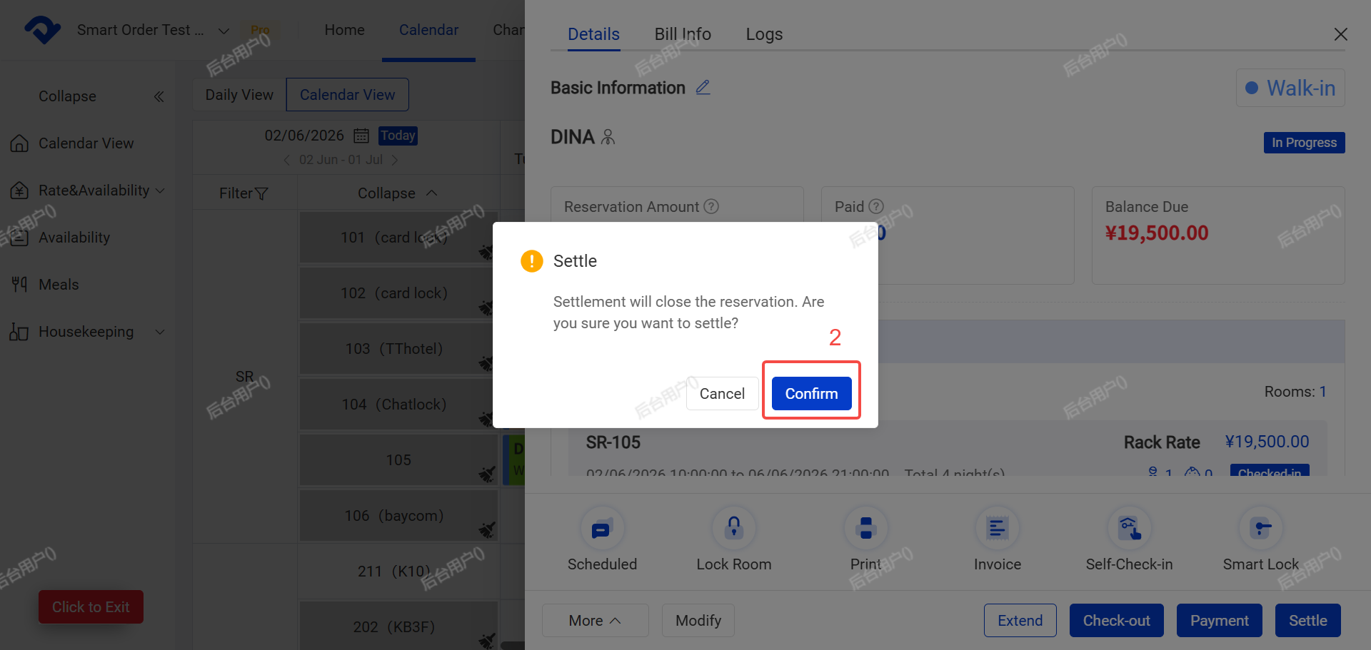 Click Confirm