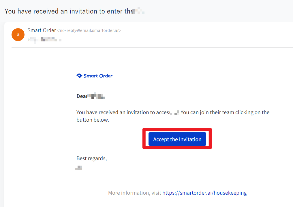 Accept the Invitation