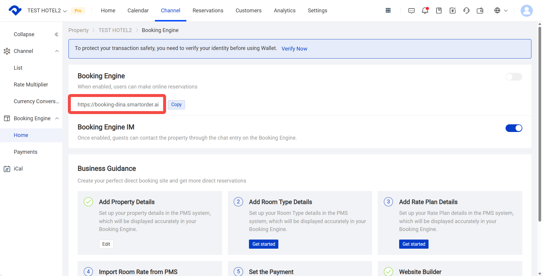 booking engine site