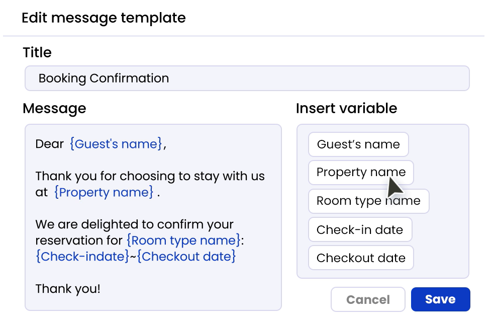 วิธีการเขียนอีเมลยืนยันการจองโรงแรม