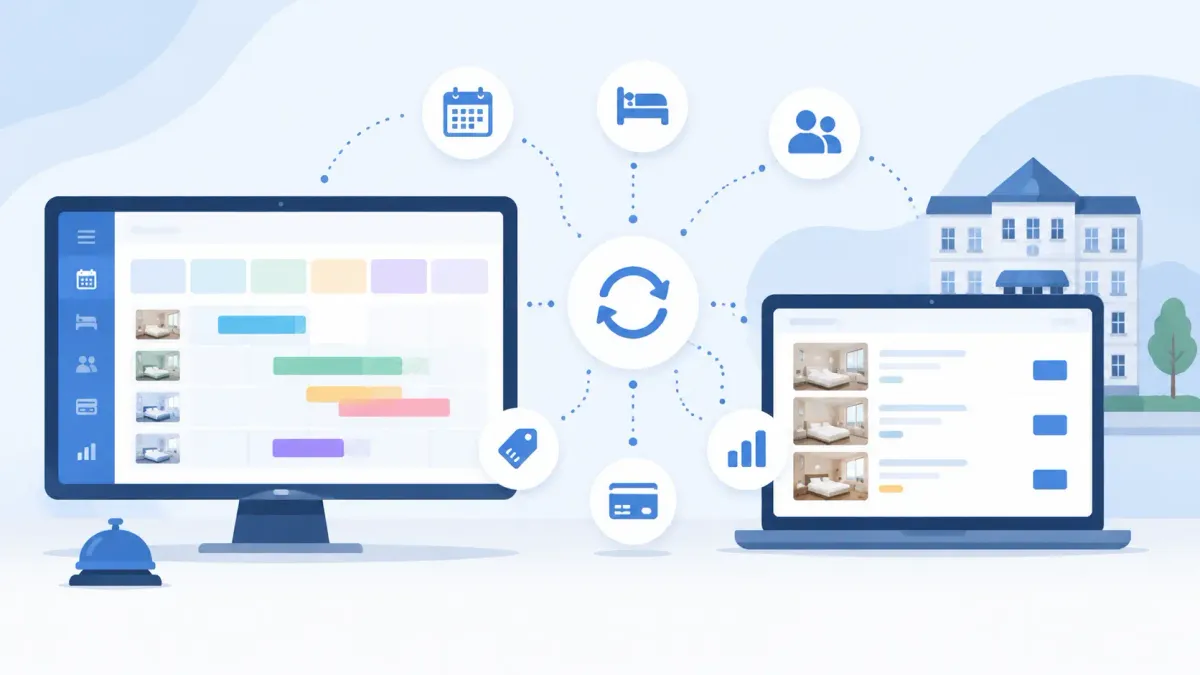 Hotel-Managementsystem und Booking.com-Integration: Was sollte automatisch synchronisiert werden?