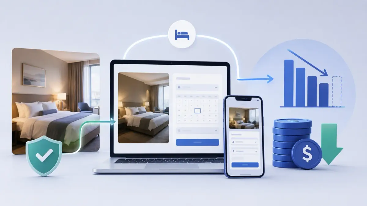 How a Direct Booking Engine Changes the Real Cost of Hotel PMS Software