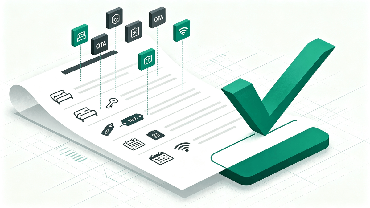 Hotel PMS OTA Integration Checklist: What Must Sync Before You Go Live