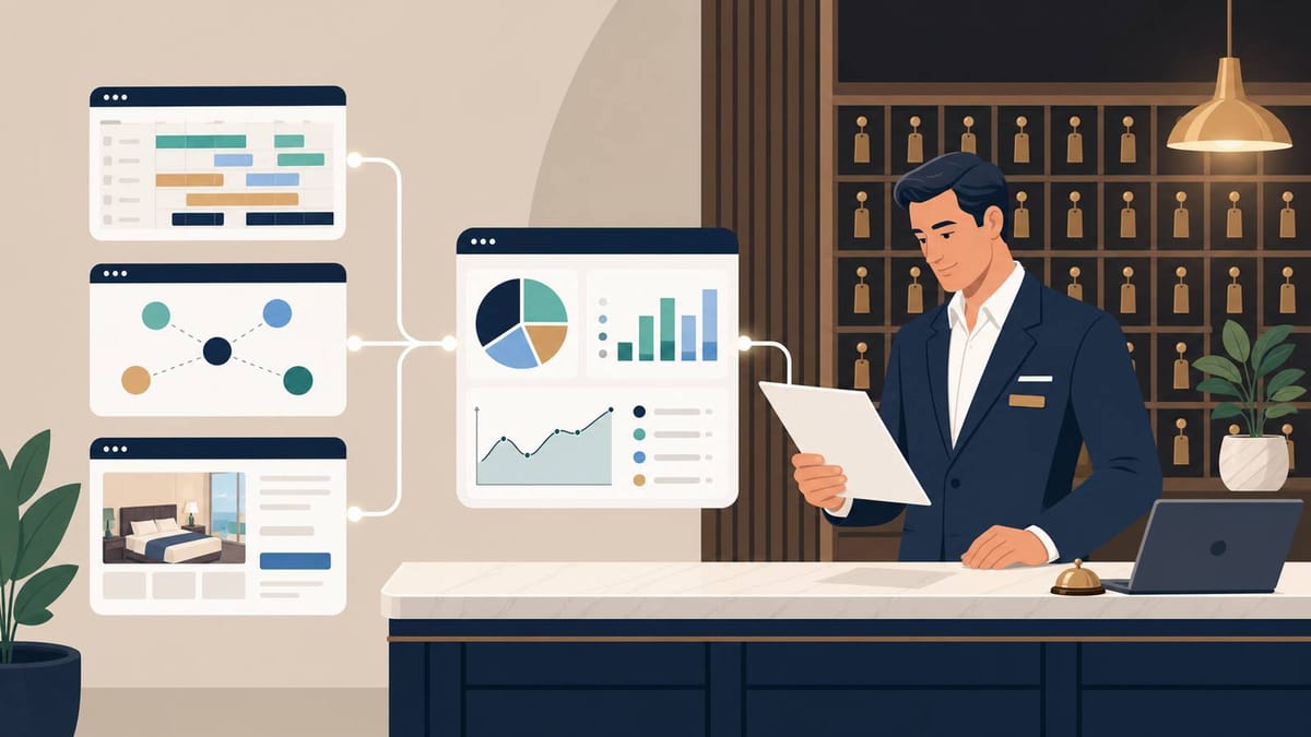 How Much Should a 50-Room Hotel Budget for PMS, Channel Manager, and Booking Engine?