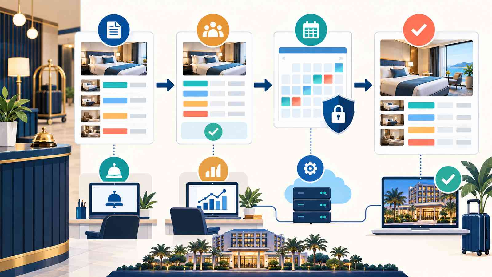 Workflow d’approbation des changements de tarifs hôteliers pour les équipes de réception et de gestion des revenus