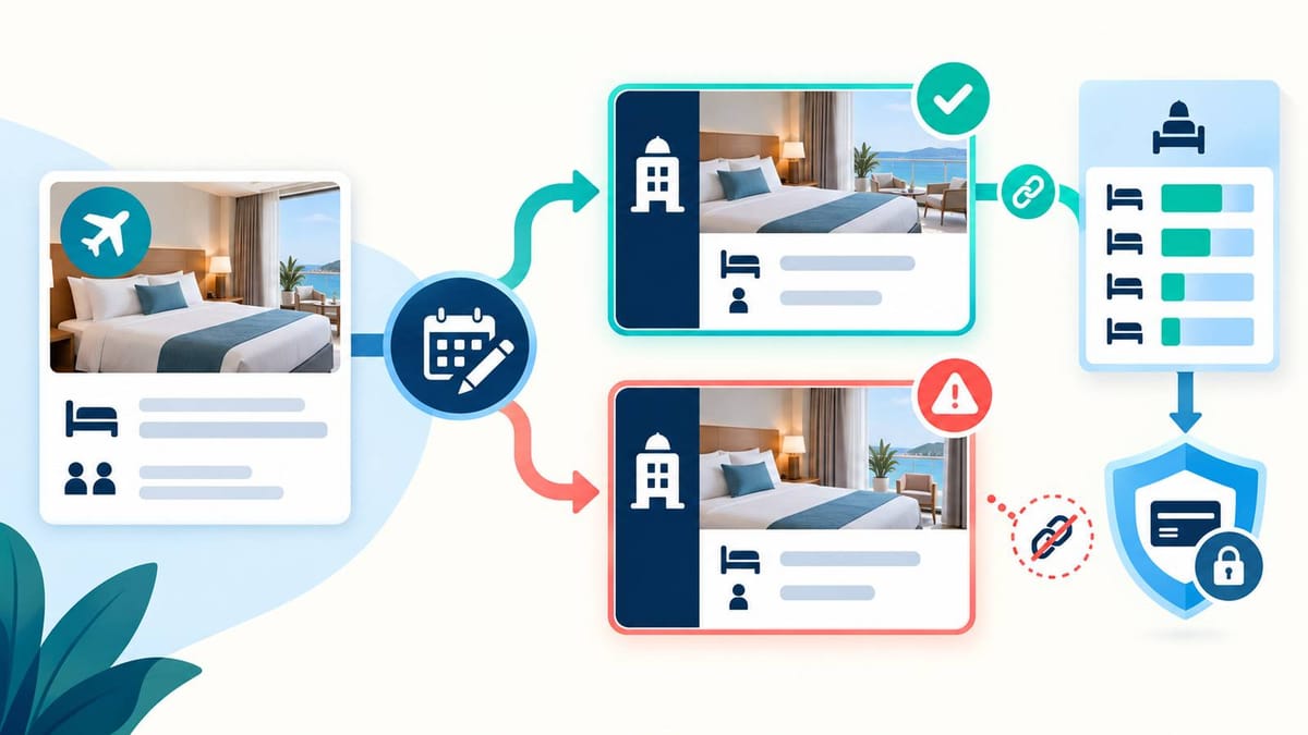 Eine OTA-Änderung hat eine zweite Buchung im Hotel-Managementsystem erstellt: So lösen Sie das Problem