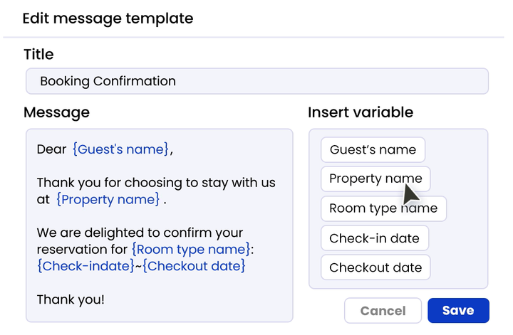 ホテル予約確認メールの書き方