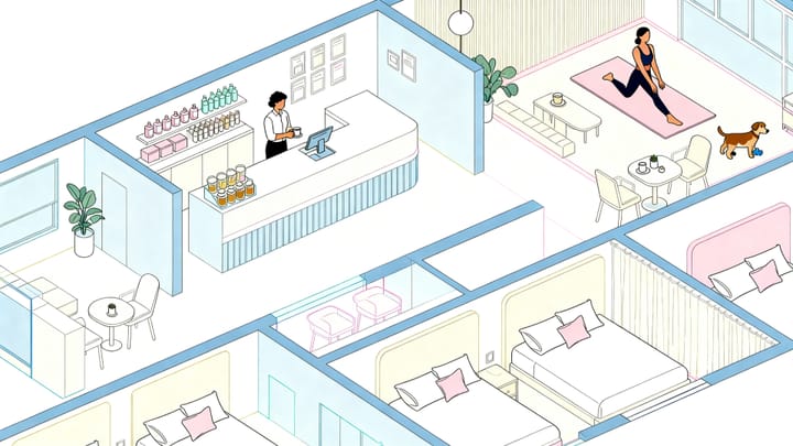 สิ่งอำนวยความสะดวกใดบ้างที่ทำให้โรงแรมดึงดูดใจแขกได้มากขึ้น?