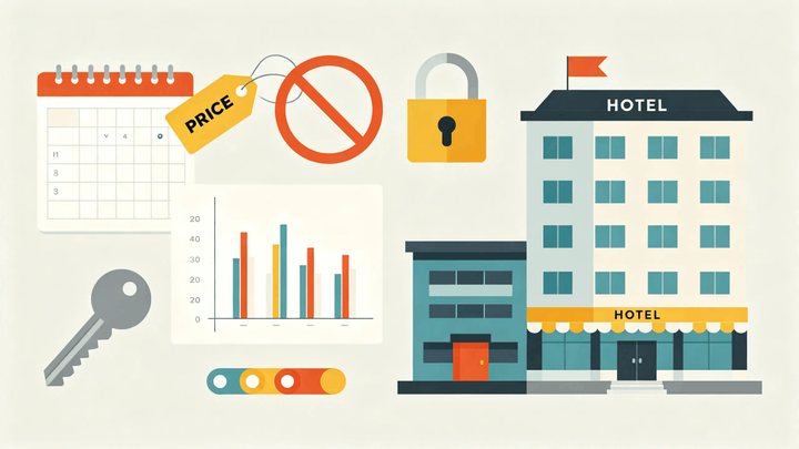 Hotel Rate Restrictions Explained: CTA, CTD, MinLOS, MaxLOS, and Stop Sell