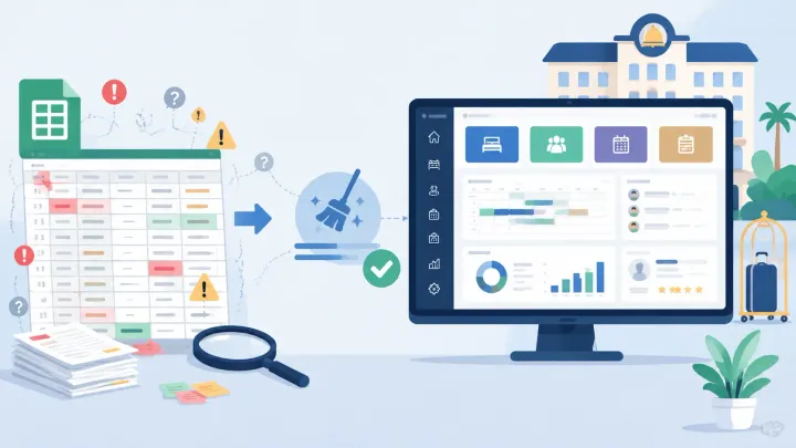 From Spreadsheet to Hotel PMS: How to Clean Your Data Before Import