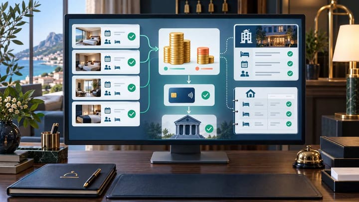 Comment les hôtels doivent rapprocher les versements, les réservations et les commissions de Booking.com