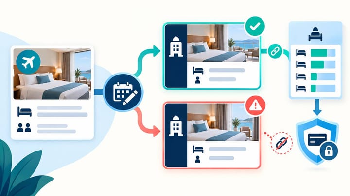Eine OTA-Änderung hat eine zweite Buchung im Hotel-Managementsystem erstellt: So lösen Sie das Problem