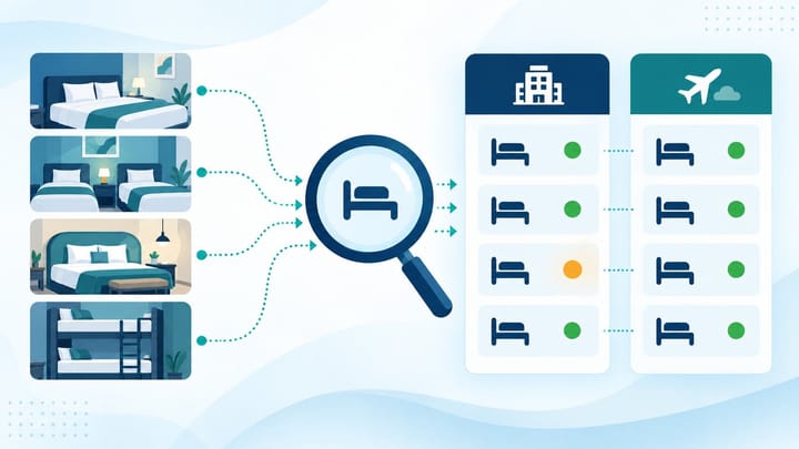 Die Traveloka-Verfügbarkeit stimmt nicht mit Ihrem Hotel-Managementsystem überein: Prüfung Zimmer für Zimmer