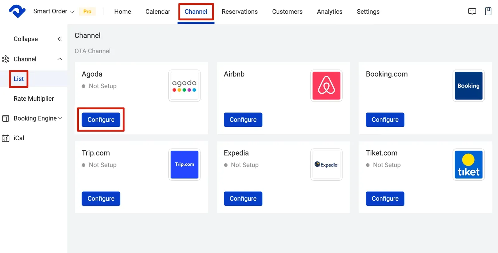 Agoda connection guide, connect Agoda with Smart Order PMS